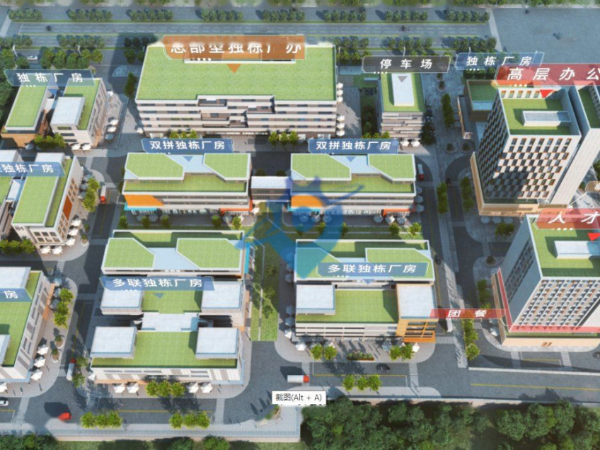 星沙黄兴大道地铁3号线附近中电智造园精工厂房